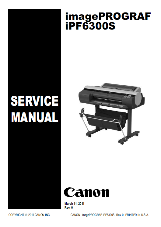 Canon ImagePROGRAF iPF6300S Service Manual-1